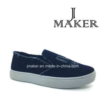 Lady′s Shoe with PVC Sole Injection (JM2029-L)